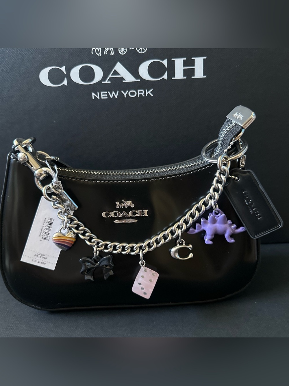 NWT Motif Chain Bag Charm